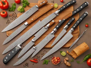 Affordable kitchen knife set offering quality and durability for budget-conscious cooks.